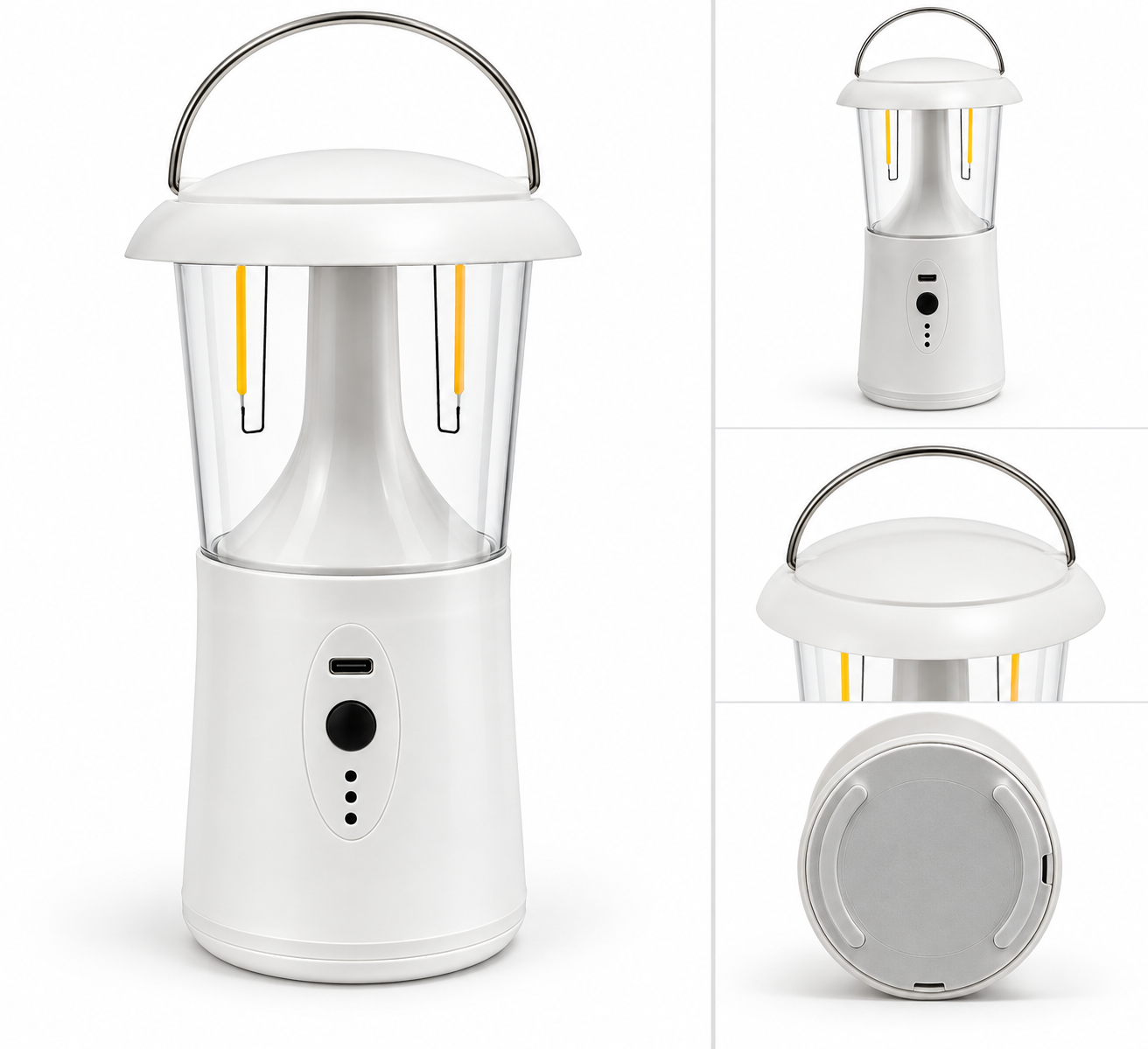 Lámpara de camping multifuncional sencilla tipo C HP-2403