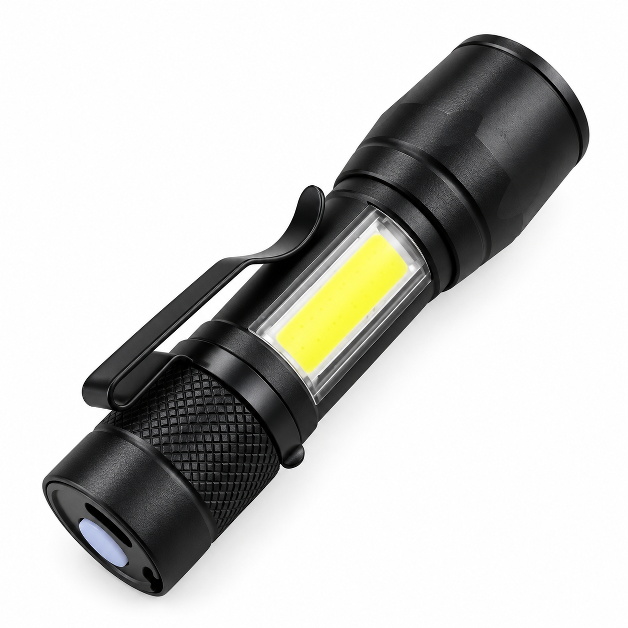 Linterna 2 en 1 con Luz Lateral COB 10 cm