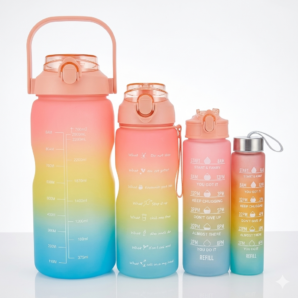 ML0156 Set de 3 Botellas Plásticas (3L / 1500ml / 700ml / 280ml)